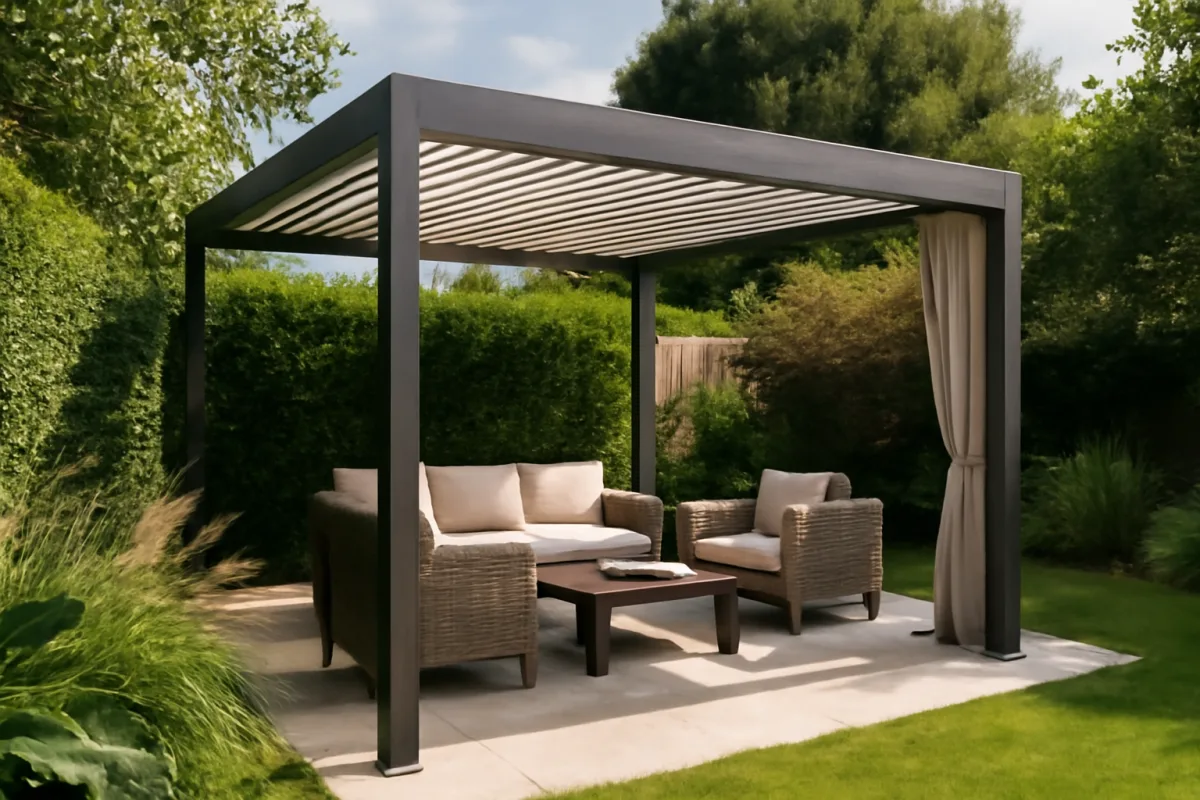 Pergolato autoportante da giardino: i vantaggi che migliorano davvero comfort e privacy