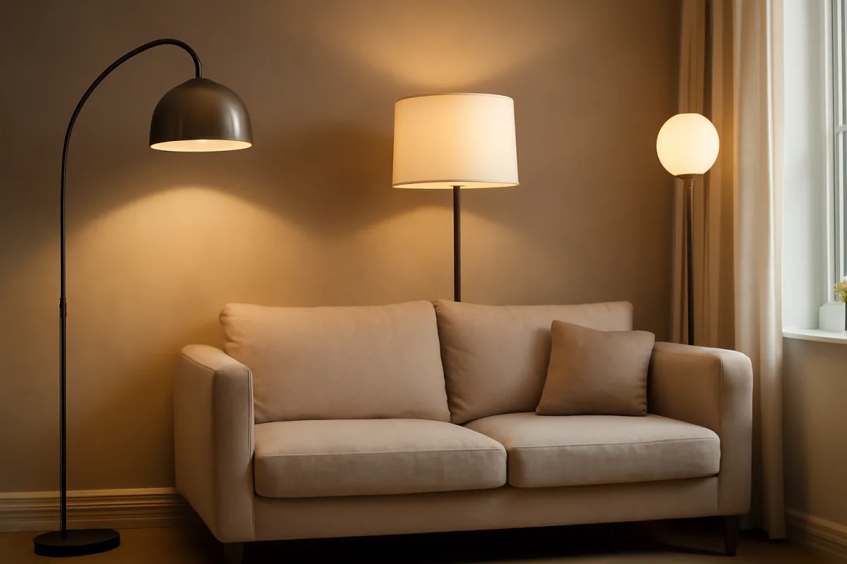 Lampade da terra di design: dettagli che fanno la differenza e migliorano l’illuminazione complessiva
