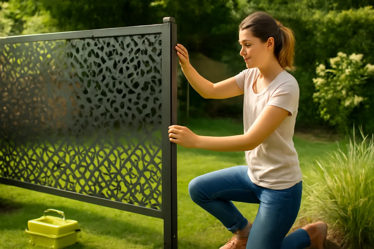 Recinzioni decorative per il giardino: privacy e stile in un’unica soluzione facile da installare