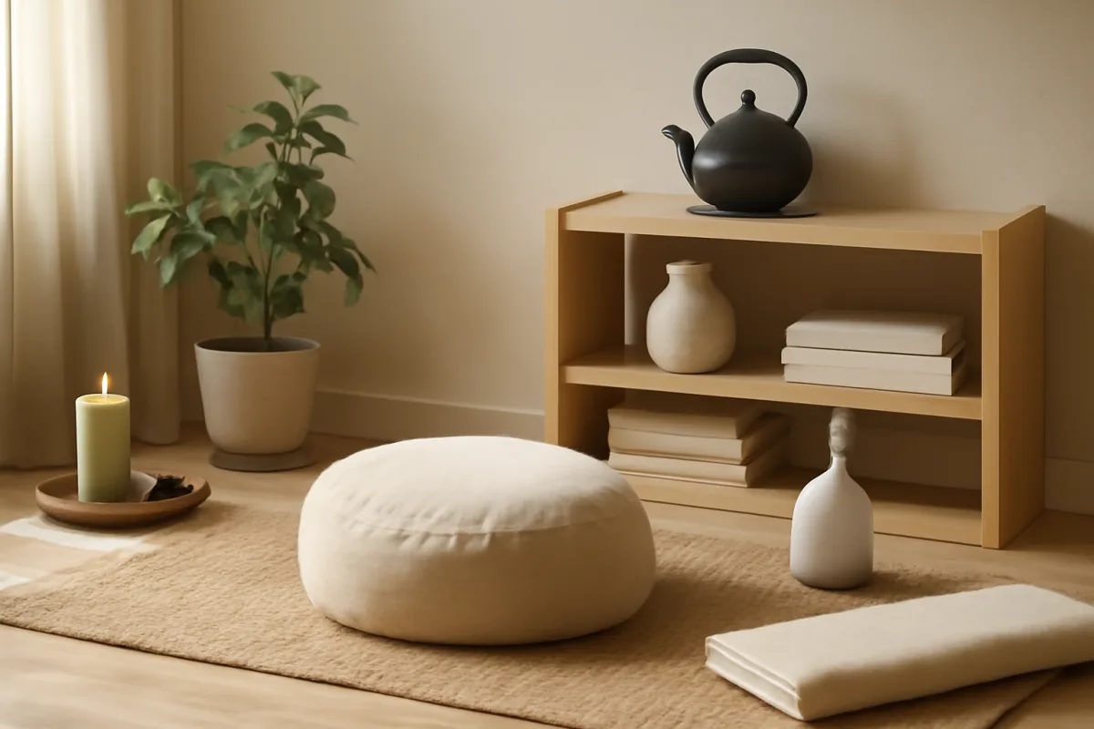 Creare una zona mindfulness in casa: gli oggetti che favoriscono tranquillità senza ingombrare lo spazio