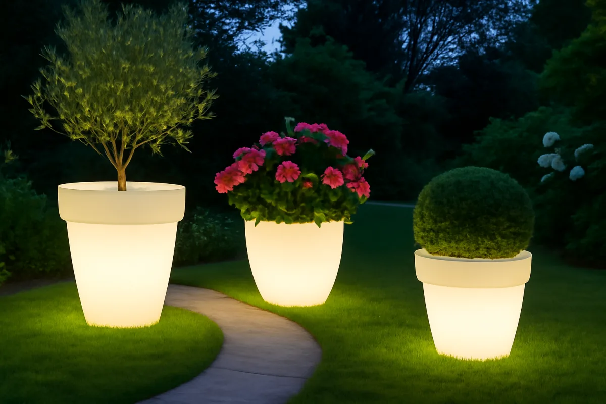 Vasi luminosi per esterno: come abbellire e illuminare il giardino con un solo gesto