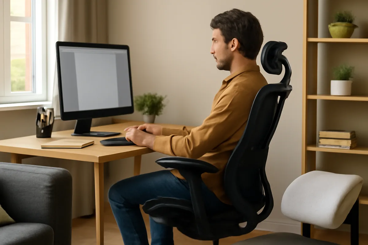 Sedute ergonomiche nello studio domestico: ridurre dolori e stanchezza con una scelta mirata