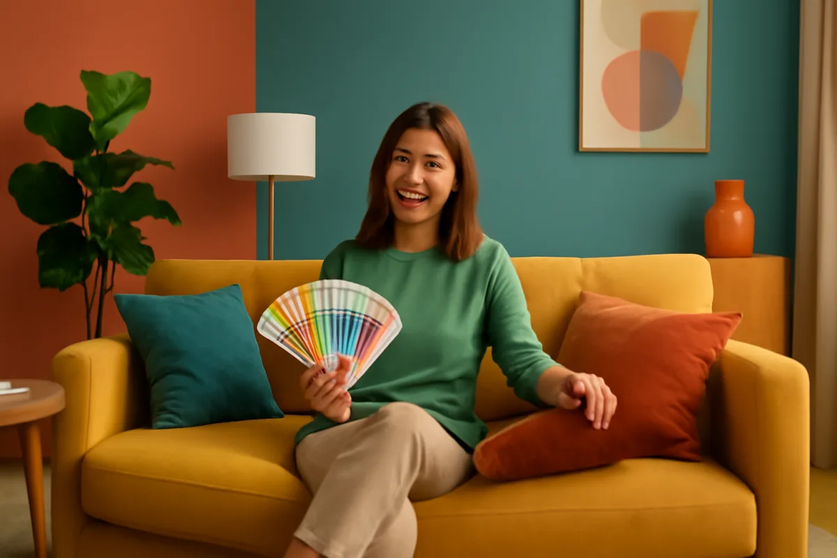 Colori per le pareti del soggiorno: quali abbinamenti migliorano l’umore in casa?