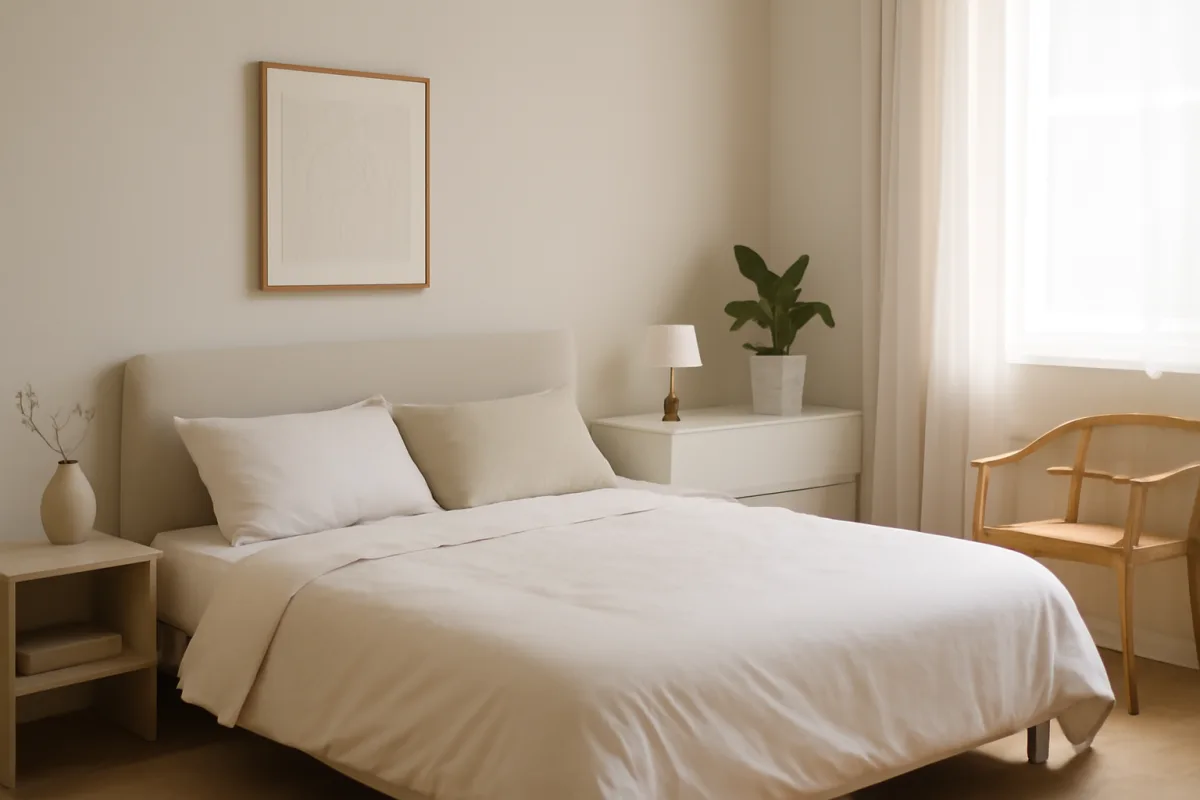 Stili di arredamento minimal in camera da letto: come ottenere relax visivo e ordine senza rinunce