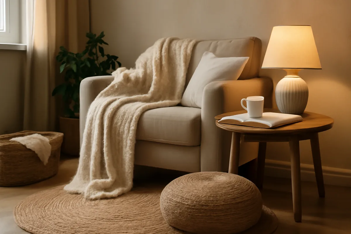Come creare una zona relax in casa? I dettagli che aumentano il comfort senza grandi spese