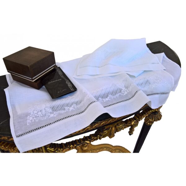 Coppia asciugamani lino "ASC010"